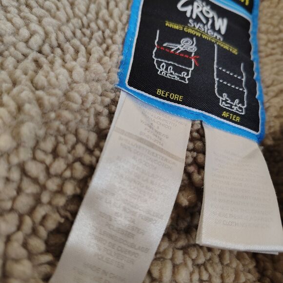 Walls Tough Wear Youth XS 4-5 Sherpa Lined Work Wear Hooded Barn Jacket Canvas - Picture 8 of 9